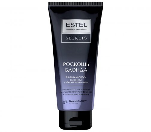 Estel Secrets Бальзам-блеск для светлых и обесцвеченных волос Роскошь блонда 200мл