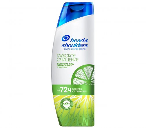 Head&Shoulders Шампунь против перхоти Глубокое очищение Контроль над жирностью 300мл