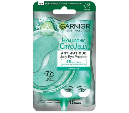 Garnier Skin Naturals Патчи тканевые для кожи вокруг глаз Эксперт+Крио гель 5мл