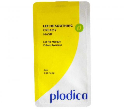 Plodica Let Me Soothing Creamy Mask Маска успокаивающая для лица с экстрактом лотоса 6мл