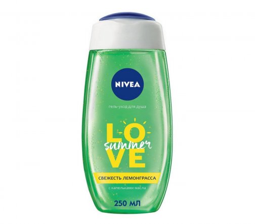 Nivea Гель-уход для душа Свежесть лемонграсса Love Summer 250мл