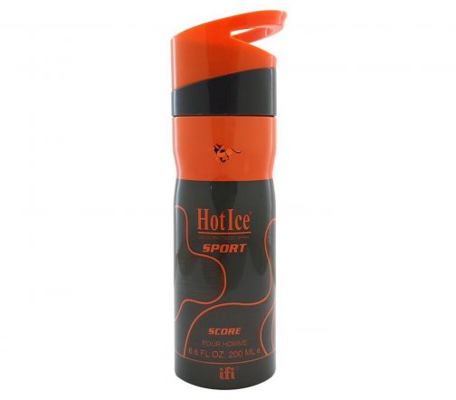 Hot Ice Sport Score Pour Homme Дезодорант-спрей парфюмированный мужской 200мл