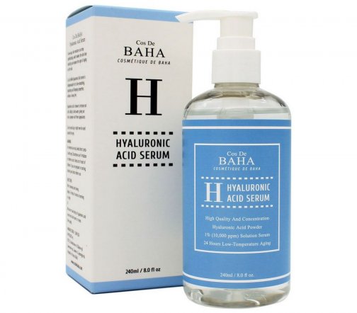 Cos De Baha Hyaluronic Сыворотка увлажняющая для лица с гиалуроновой кислотой 240мл