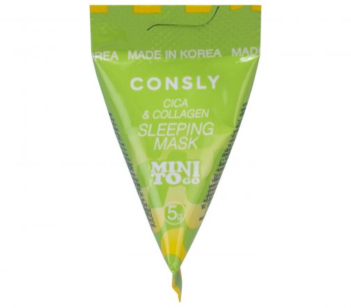 Consly Mini To Go Маска ночная с коллагеном и экстрактом центеллы азиатской 5гр
