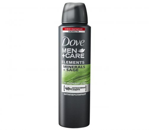 Dove Men Дезодорант-антиперспирант спрей Свежесть минералов и шалфея 150мл