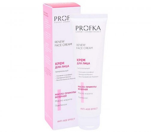 Profka Expert Cosmetology Крем для лица Питательный с маслом примулы вечерней 100мл