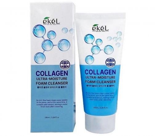 Ekel Ultra-Moisture Пенка для умывания с коллагеном