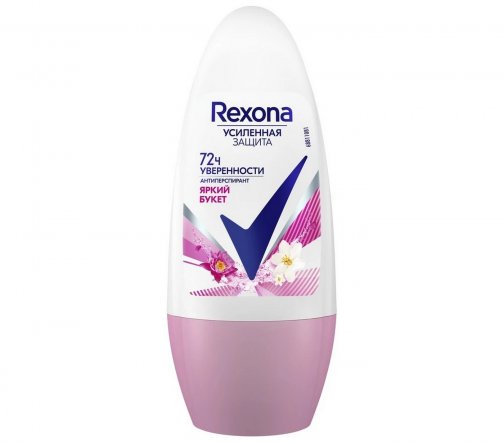 Rexona Усиленная защита Дезодорант-антиперспирант ролик Яркий букет 50мл