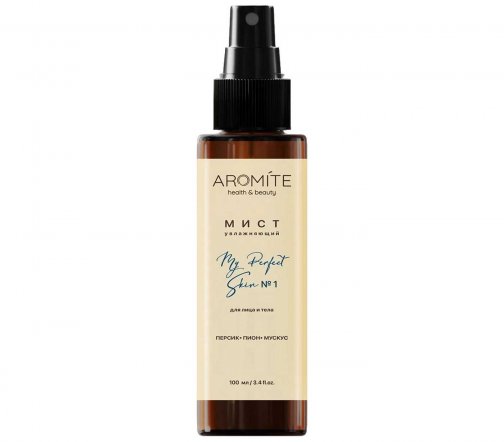 Aromite Мист увлажняющий для лица и тела №01 Персик, пион и мускус 100мл