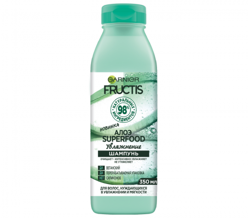 Garnier Fructis Шампунь для увлажнения волос Алоэ SuperFood 350мл