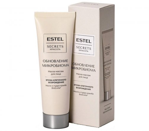 Estel Secrets Красота Маска-массаж для лица Обновление микробиома 50мл
