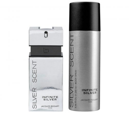 Bogart Silver Scent Infinite Silver Набор Туалетная вода 100мл+Спрей для тела 200мл