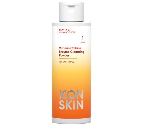 Icon Skin Пудра энзимная для умывания для сияния кожи лица Vitamin C Shine 75гр