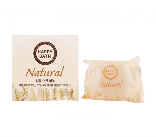 Happy Bath Мыло натуральное со злаками 90гр