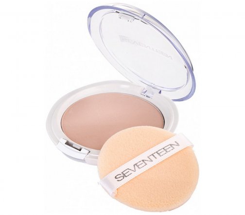 Seventeen Пудра компактная Natural Silky SPF15