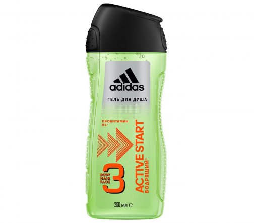 Adidas Active Start 3в1 Гель для душа 250мл