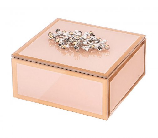 Lefard Шкатулка 453-157 Brooch Бежевый 12*12*8