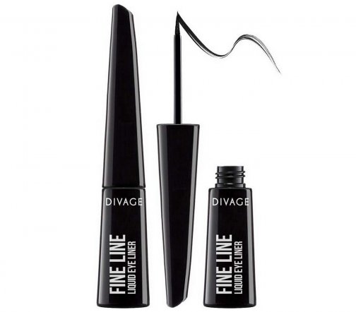 Divage Подводка жидкая для глаз Fine Line 5407 Черный
