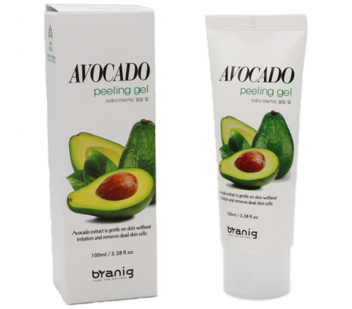 Branig Гель-пилинг для лица Avocado 100мл