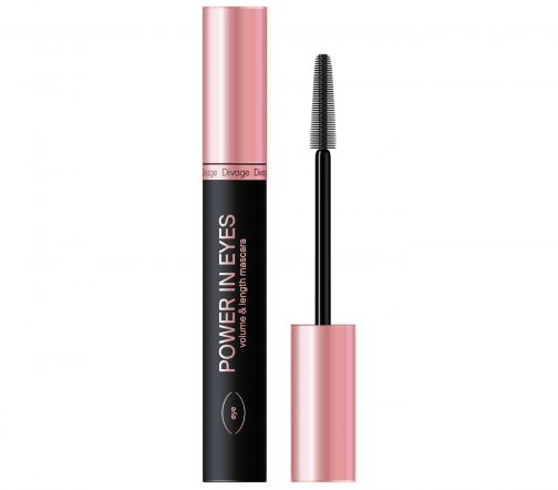 Divage Тушь Объем и удлинение Power In Eyes 01 Черный