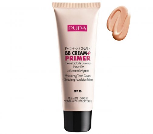 Pupa Тональный крем BB Cream+Primer для жирной и комбинированной кожи SPF20