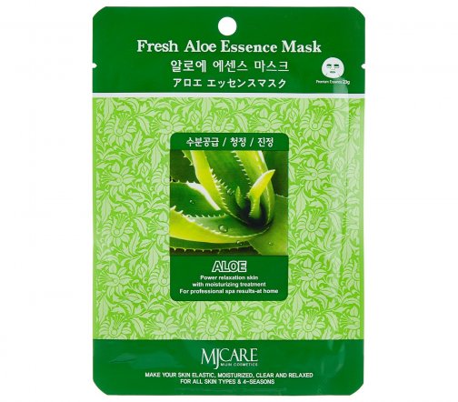Mijin Essence Маска тканевая для лица Fresh Aloe 23гр