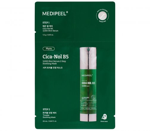 Medi-Peel Phyto Cica-Nol 3000 Маска двухступенчатая для проблемной кожи 50гр