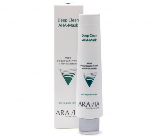 Aravia Professional Маска очищающая для лица с глиной и АНА-кислотами 100мл