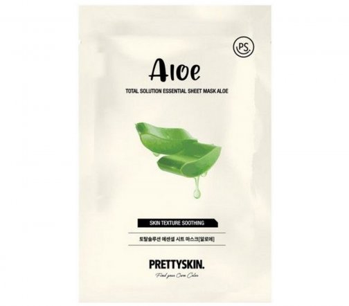 PrettySkin Total Solution Маска тканевая для лица Aloe 23гр