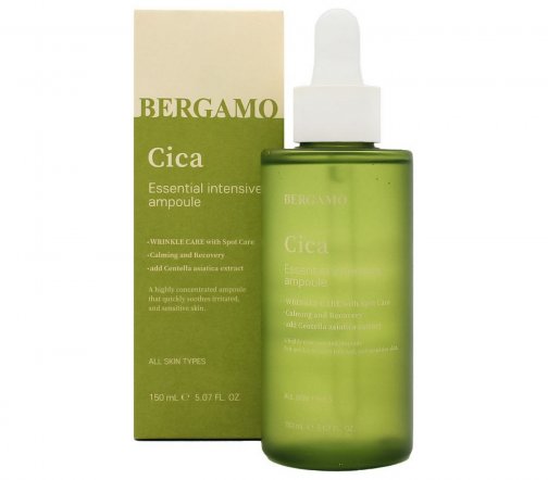 Bergamo Essential Intensive Ampoule Ампула интенсивная Cica 150мл
