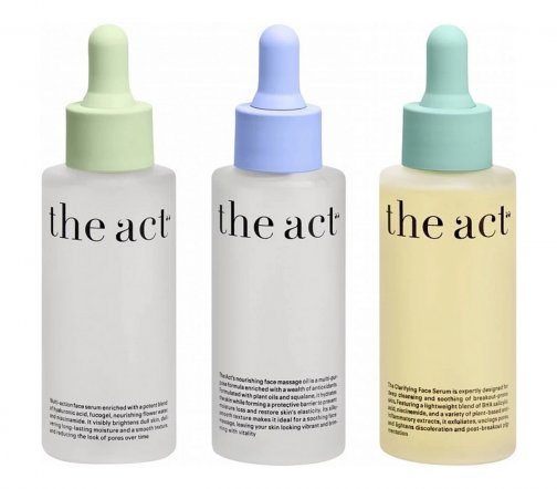 The Act Набор Сыворотка увлажняющая 50мл+Сыворотка очищающая 50мл+Масло для лица 50мл