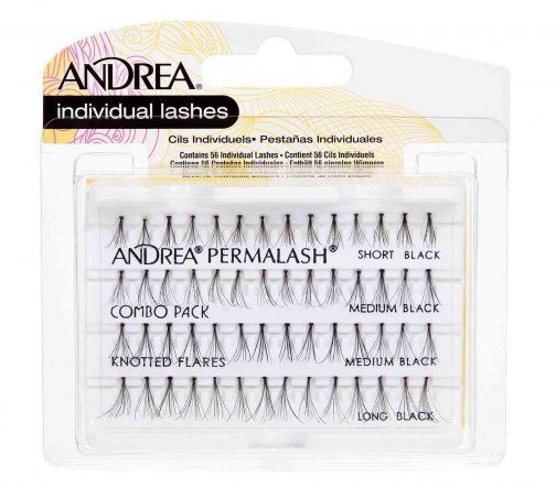 Andrea Individual Perma Lash Flair Combo Black Пучки ресниц узелковые набор