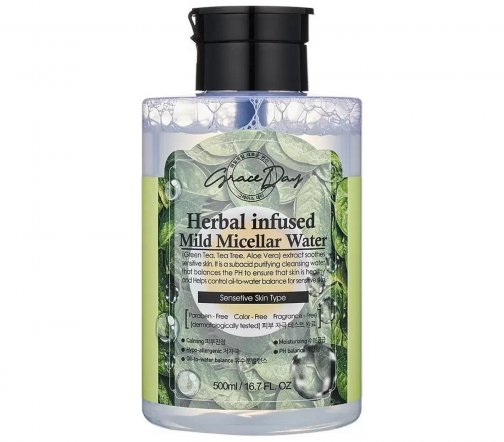 Grace Day Herbal Вода мицеллярная с целебными травами 500мл