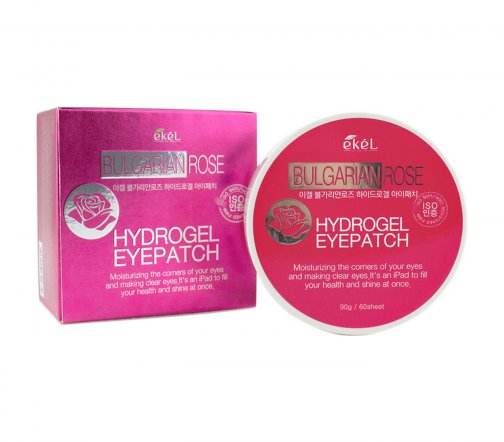 Ekel Патчи для глаз Bulgarian Rose 60шт
