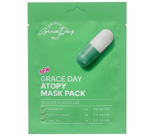 Grace Day Atopy Маска тканевая для проблемной сухой кожи лица 27мл