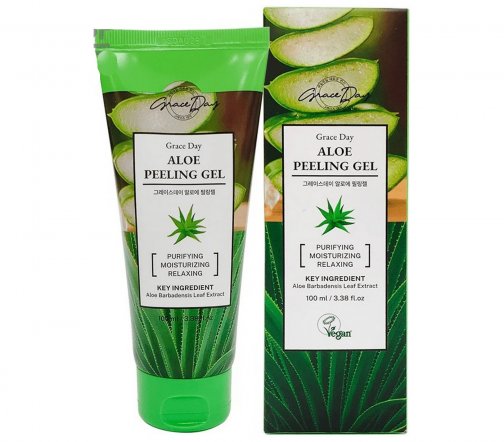 Grace Day Aloe Гель отшелушивающий для лица с алое 100мл