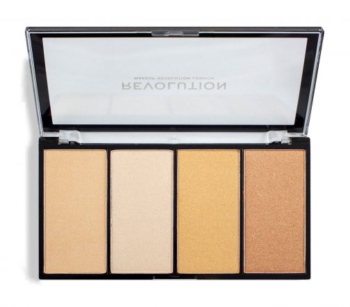 Makeup Revolution Палетка хайлайтеров Reloaded Lustre Lights Warm