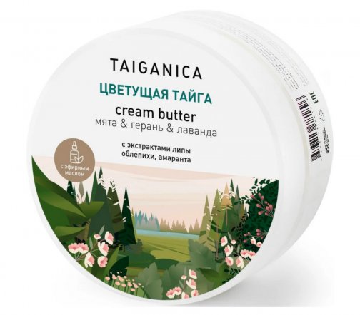 Taiganica Крем-баттер для тела Цветущая тайга 150мл