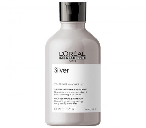 L'oreal Professionnel Silver Шампунь нейтрализующий для осветленных и седых волос 300мл