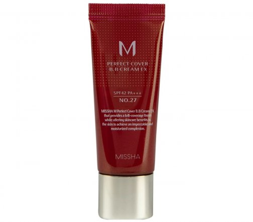 Missa M Perfect Cover BB Cream EX Тональный BB крем Идеальное покрытие SPF42 PA+++ тон 27 20мл