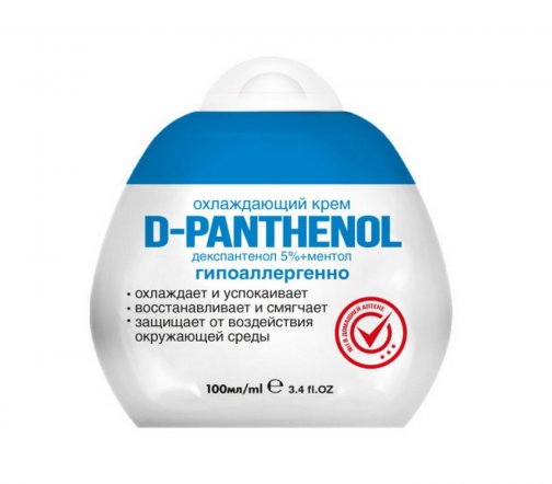 Cafe Mimi Крем охлаждающий для тела D-Panthenol+Ментол