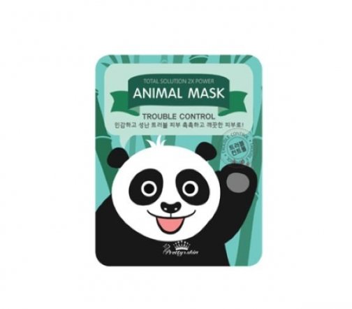 PrettySkin Total Solution Animal Panda Trouble Control Маска тканевая для проблемной кожи лица