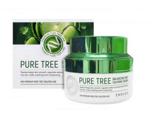 Enough Premium Pure Tree Крем для лица с экстрактом чайного дерева успокаивающий 50мл