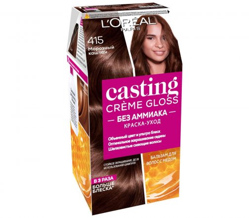 L'Oreal Paris Casting Creme Gloss Краска для волос 415 Морозный каштан