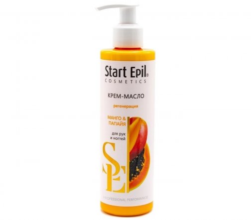 Start Epil Крем-масло для рук Манго и папайя 250мл