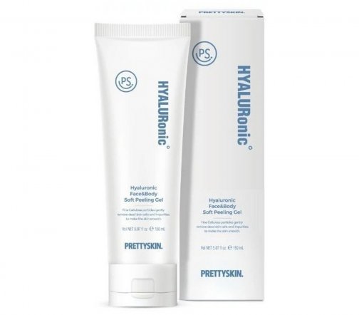 PrettySkin Hyaluronic Пилинг-гель гиалуроновый мягкий для лица и тела 150мл