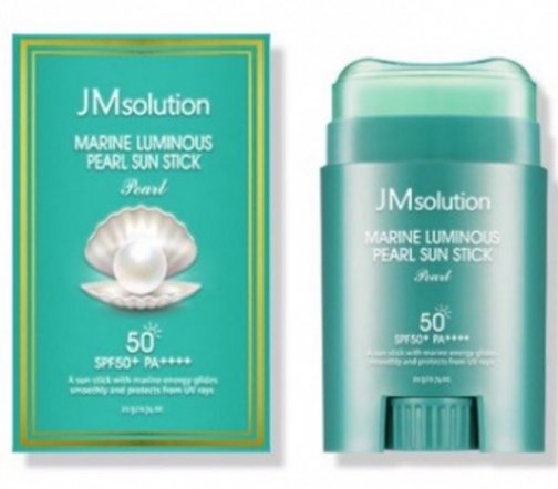 JMSolution Marine Luminous Pearl Sun Stick SPF50+ Pa++++ Стик для лица солнцезащитный