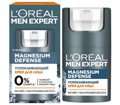 L'Oreal Paris Men Expert Крем для лица Magnesium Defence 50мл