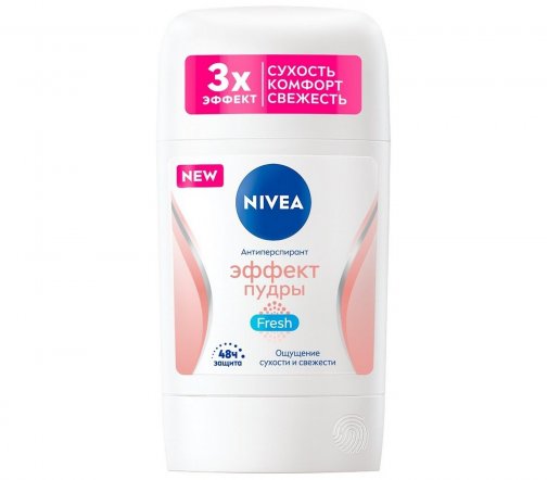 Nivea Дезодорант-антиперспирант стик Эффект пудры Fresh 50мл