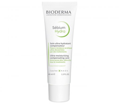 Bioderma Sebium Hydra (Себиум Гидра) Крем увлажняющий для ослабленной кожи после пересушивания 40мл